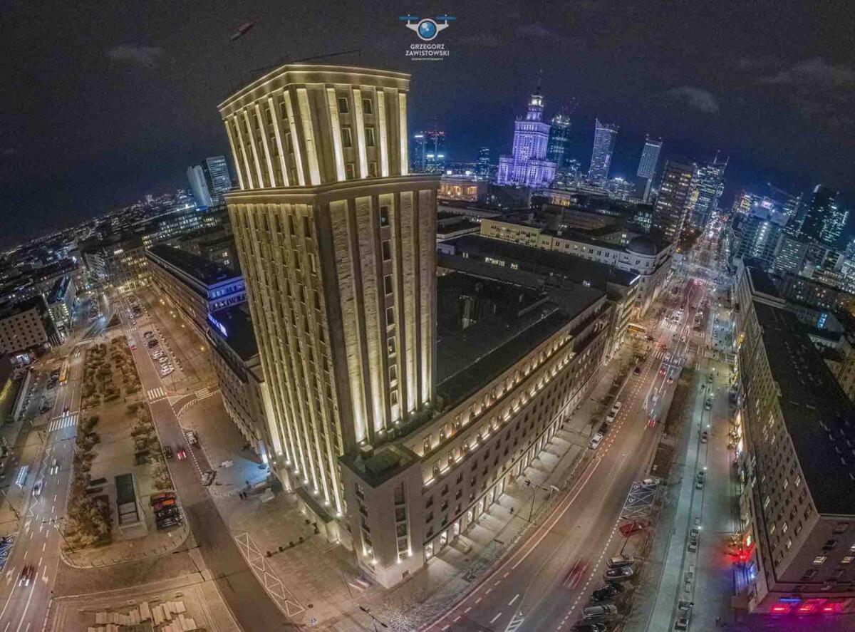 Super Apartment Yellow 2X Metro Fast Wifi 1 Gbs Netflix Panorama Miasta Warsaw Exterior photo